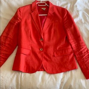 J Crew Linen Blazer